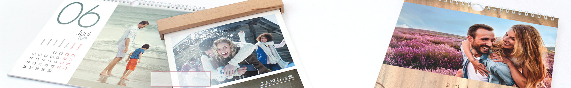 Wandkalender online mit eigenen Fotos selbst gestalten und drucken lassen