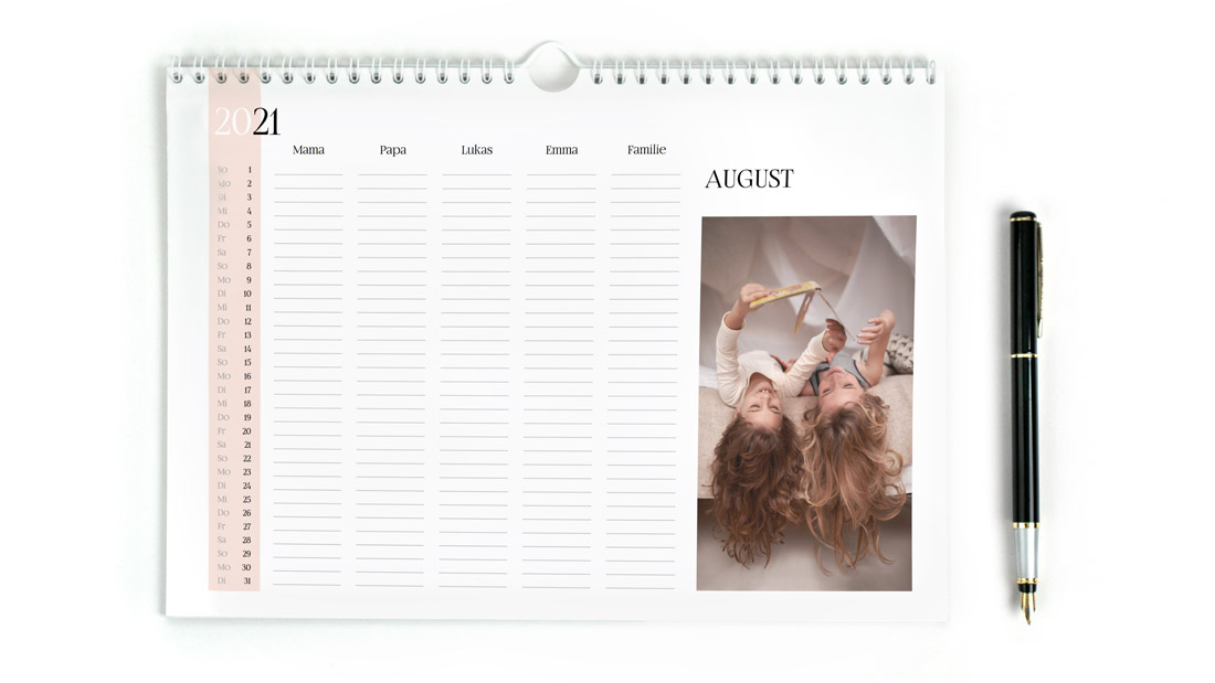 Familienkalender als Organisationshelfer Familienkalender als Organisationshelfer