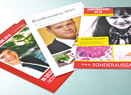 Eine Zeitung als Dankeschön