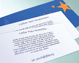 „Sehr geehrter Herr Huber, wir sind froh und dankbar Sie als..“ - Jeden Geschäftspartner persönlich anreden