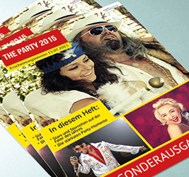 Eine eigene Zeitung von Ihrer Motto-Party