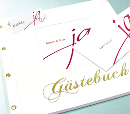 Ihre gesamte Hochzeitspapeterie im selben Design