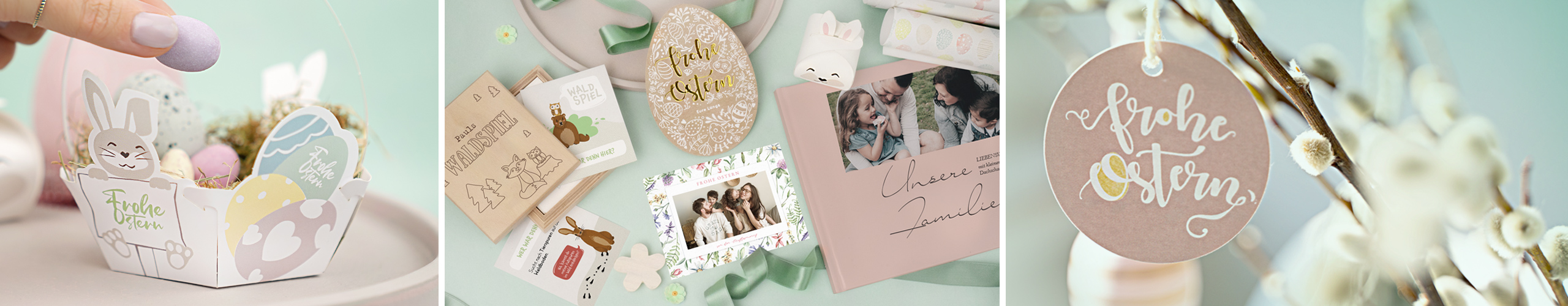Tischkarten für die Ostertafel