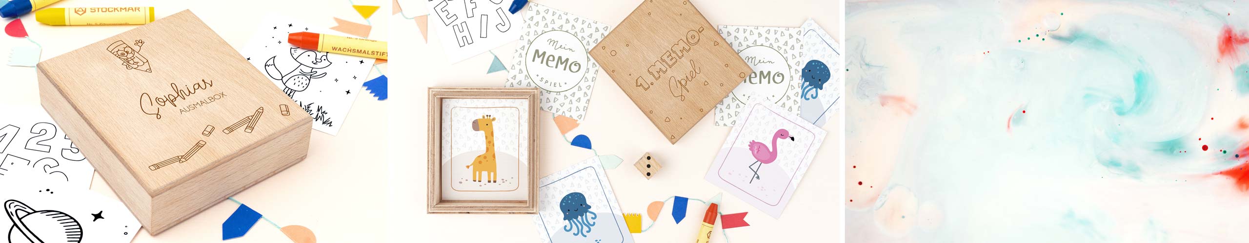 Personalisierte Kinder- und Familienspiele gestalten Kinder- und Familienspiele mit eigenem Namen & Fotos