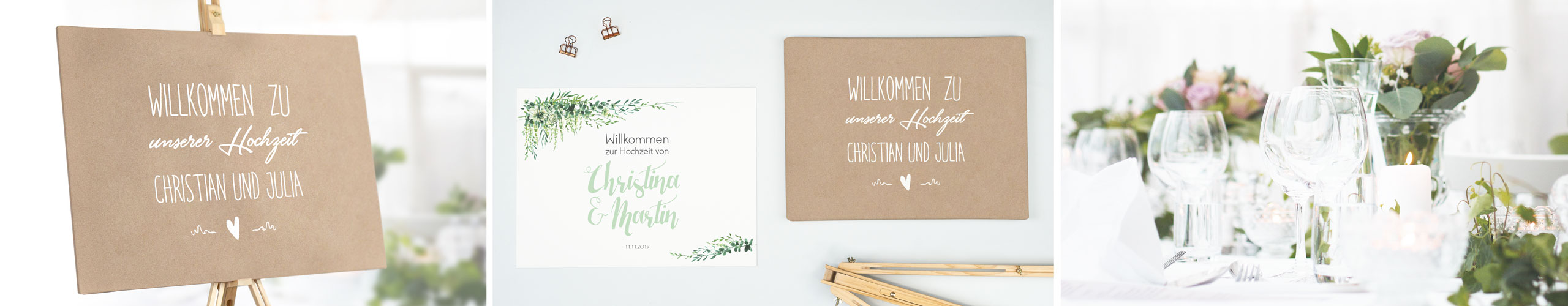 Wegweiser Hochzeit Hochzeitsschilder gestalten