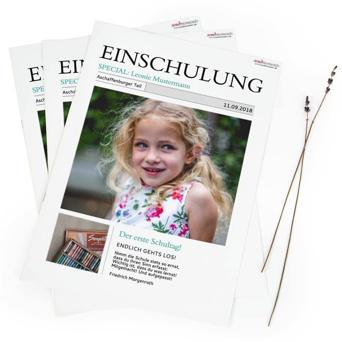 Selbst gestaltete Zeitungen