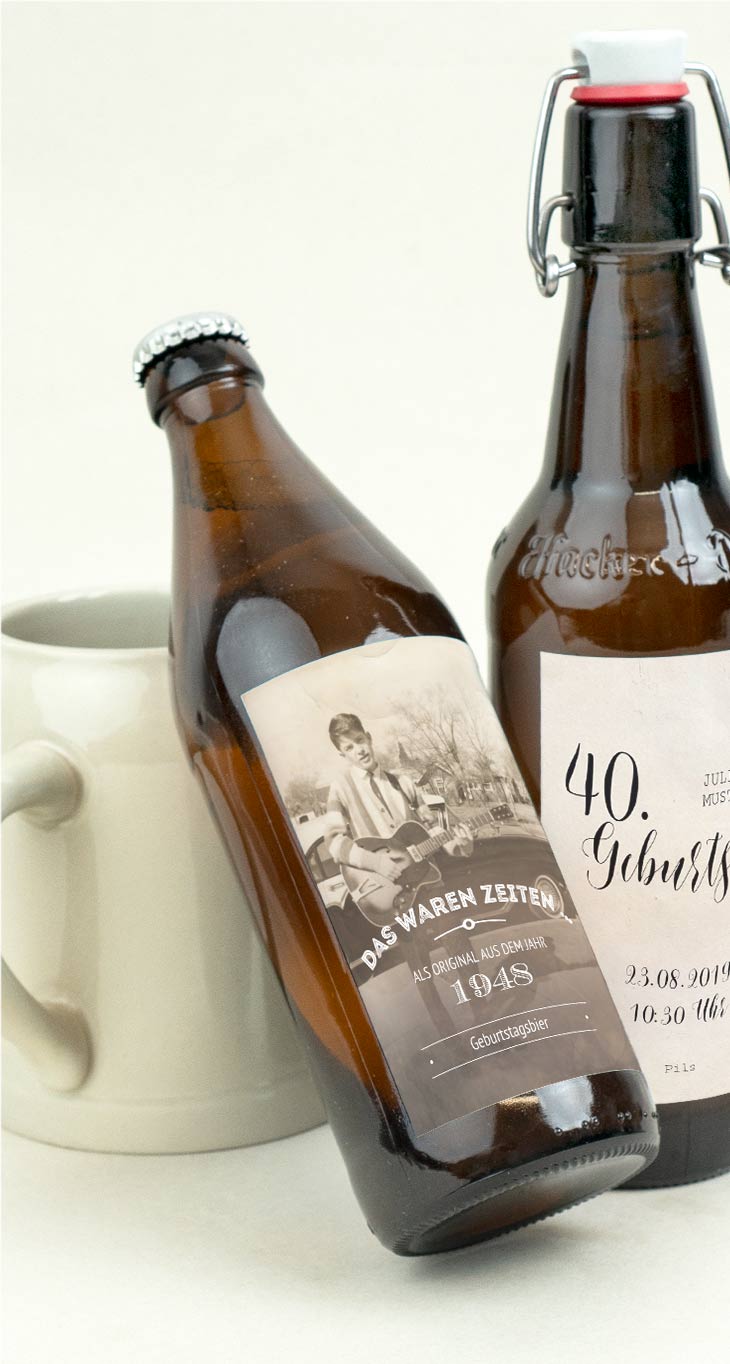 sendmoments Flaschenetiketten