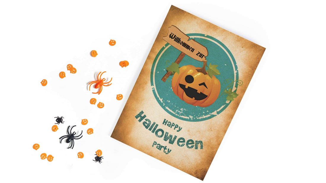 Einladungskarten Halloween