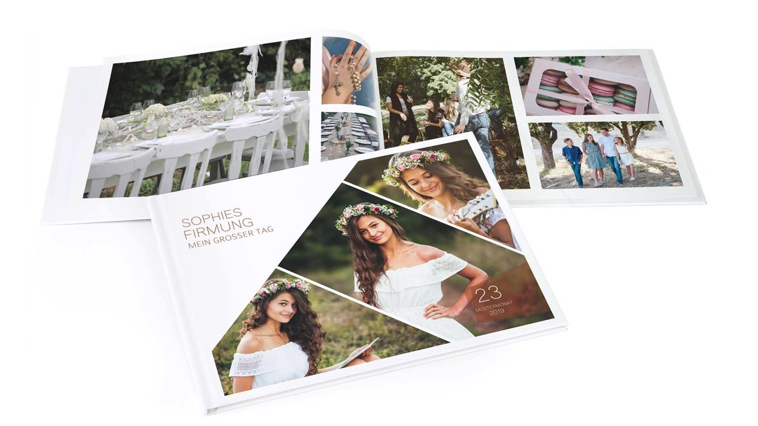 Schöne Fotobücher Firmung