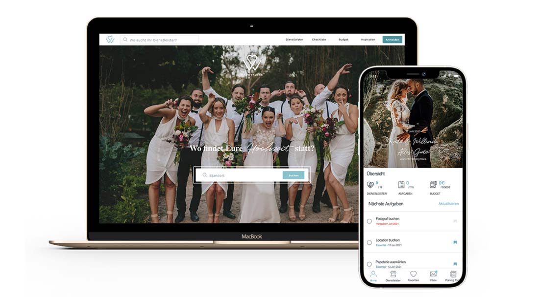 WeddyPlace - Deutschlands #1 digitaler Hochzeitsplaner