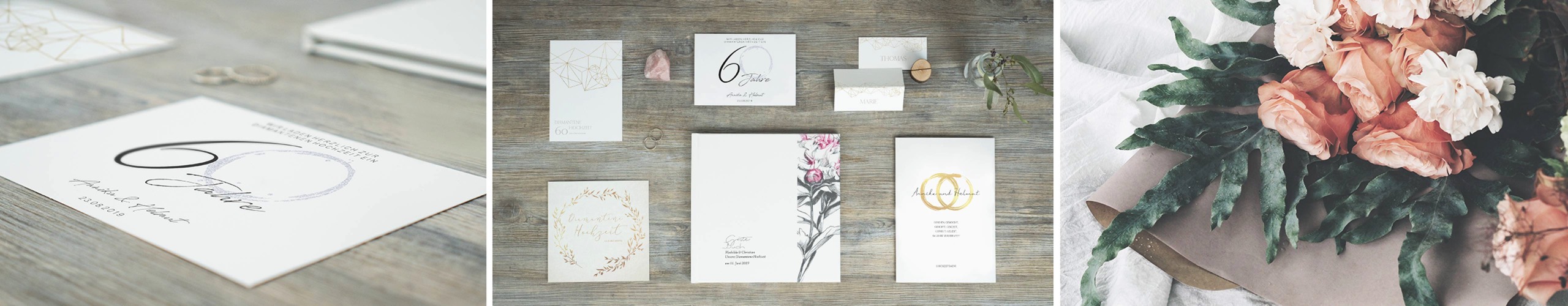 Karten Druckerei Fur Einladungen Und Danksagungen Zur Diamantenen Hochzeit
