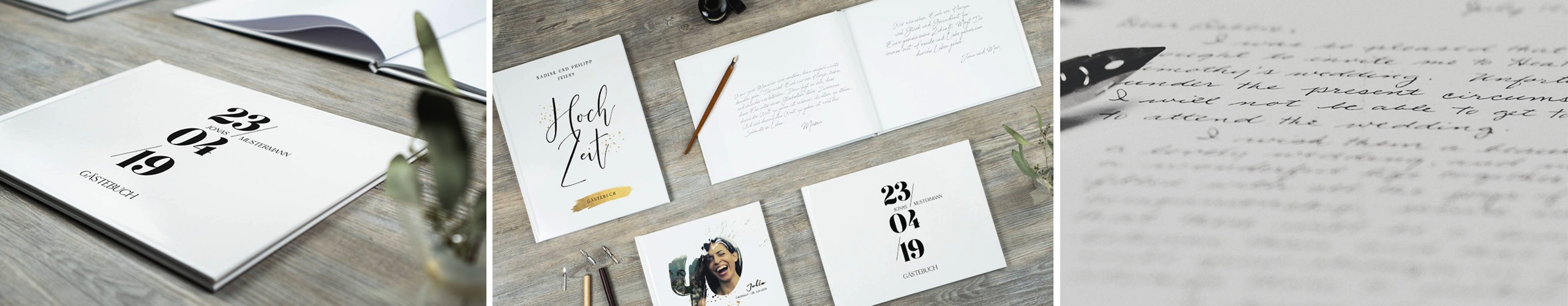 Gästebücher online gestalten